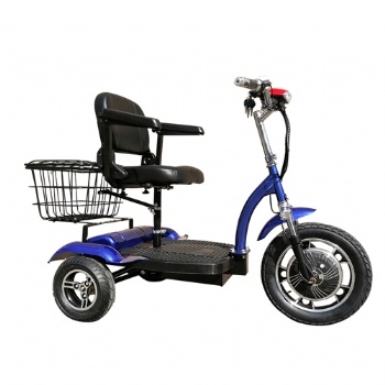 500W Stronger Climbing Electric Tricycle Scooter with Bigger Battery and Basket