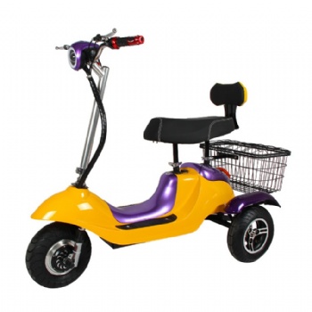 China Cheap Foldable Electric Tricycle Adults, Colorful Folding 3 Wheel Electric Tricycle (TC-030)