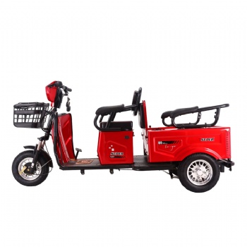 3 wheeler with two passengers' seat, electric tricycle scooter with rear trunk(TC-006)