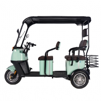 3 seater passenger EV Rickshaw electric tricycle with roof(TC-043)