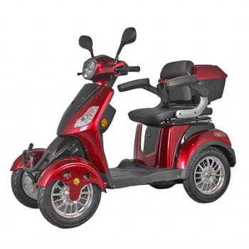 Electric 4 Wheel Mobility Scooter with Rear Biger Basket (ES-034)