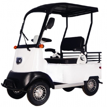 Electric 4 wheel mobility scooter with side by side two seats Golf carts with roof (ES-054)