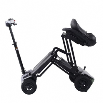 Auto foldable Electric 4 wheel Mobility Scooter with max speed 8km/h(MS-007)