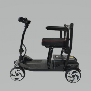 Four Wheels Electric Elderly Mobility Scooter 24V 10Ah Lithium Battery Disabled Handicap Personal Mobility Vehicle (MS- 017)